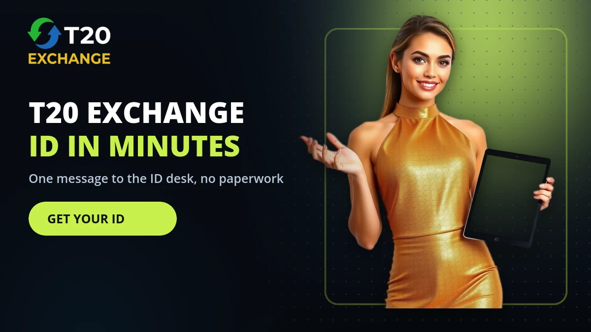 T20 Exchange ID desk issuing a cricket betting ID over WhatsApp in India